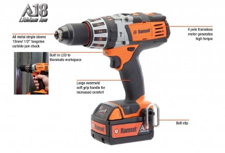 RAMSET 18VHAMMER DRILL  